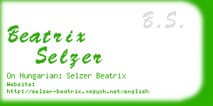 beatrix selzer business card